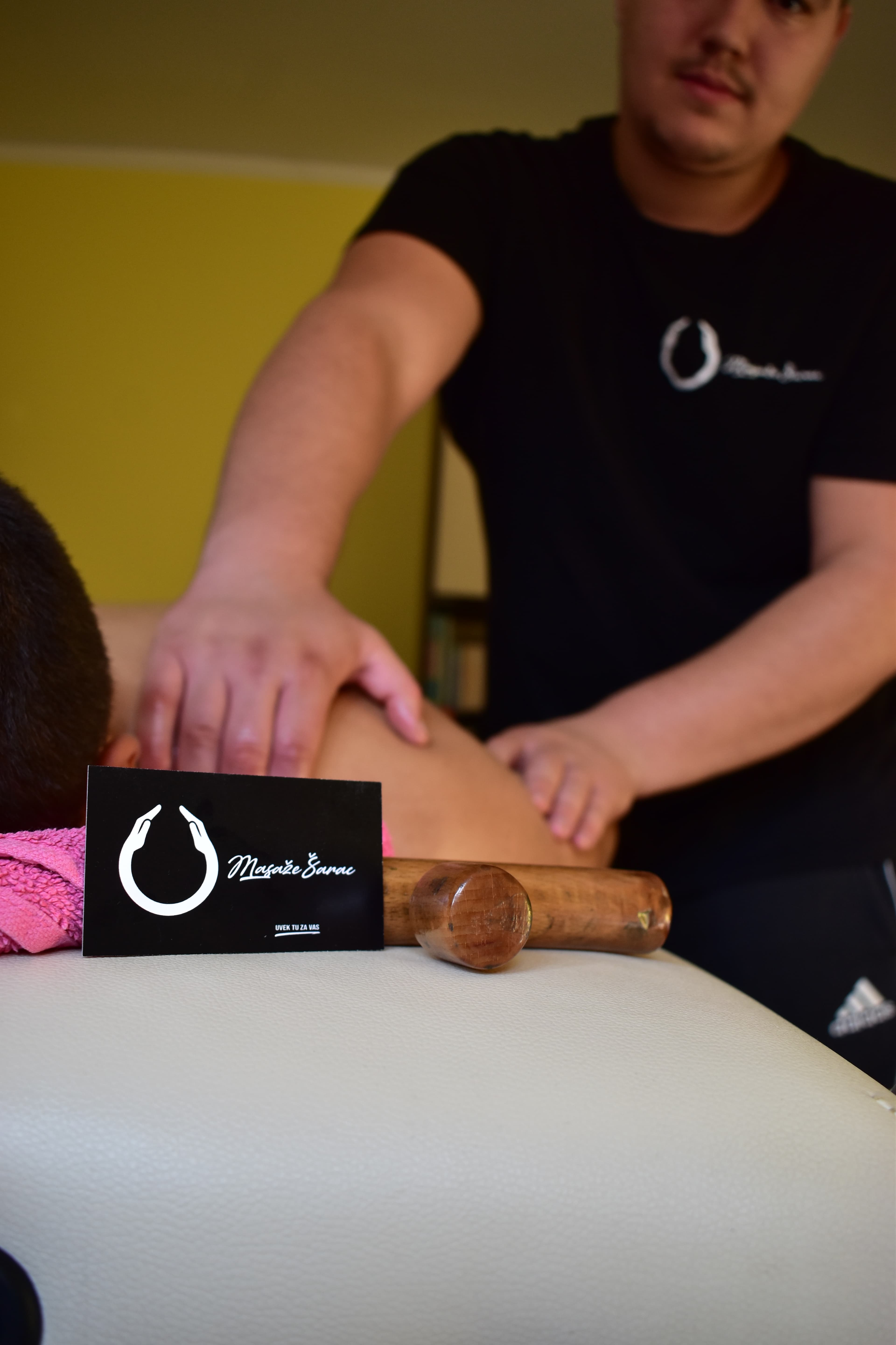 Clean towels and orchids